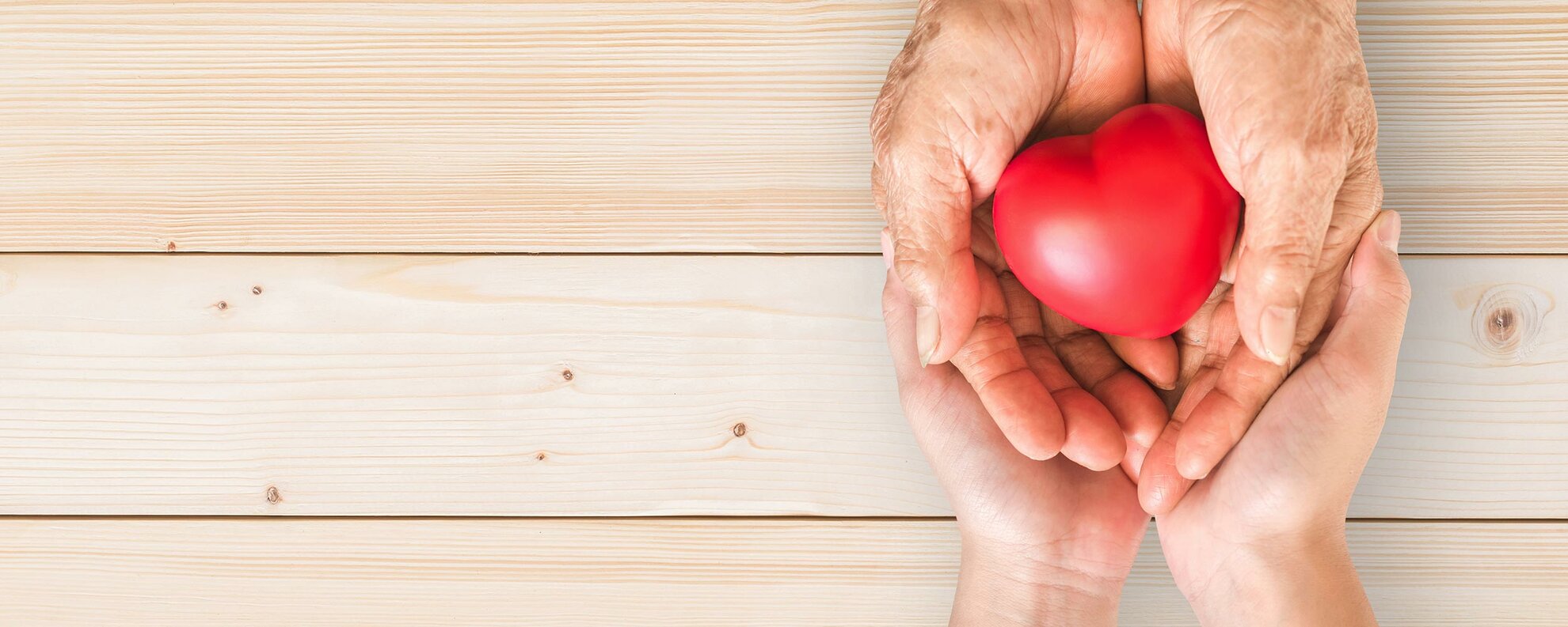 Hände mit Herz